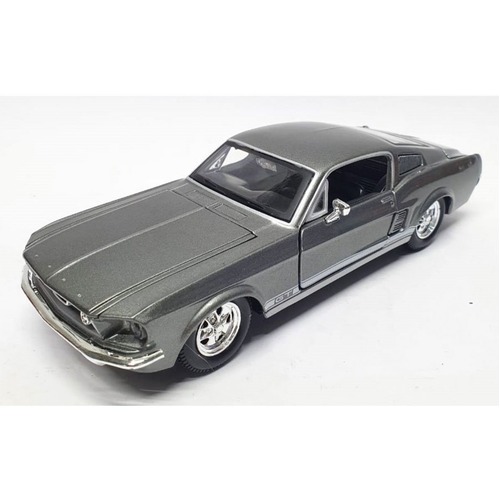 Maisto 1967 Ford Mustang GT Special Edition GREY 1:24 scale diecast metal 31260