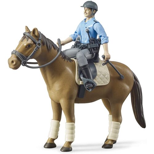 Bruder Bworld Police Horse with Mounted Policeman 62507 **