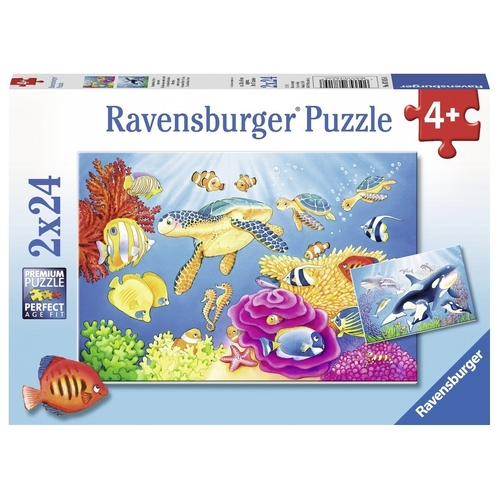 Ravensburger Colourful Underwater World 2x24pc Puzzle RB07815