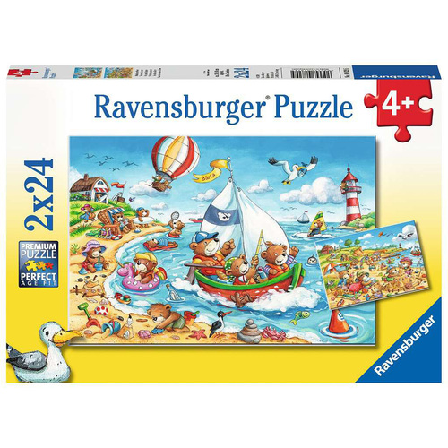 Ravensburger Seaside Holiday 2x24pc Puzzle RB07829