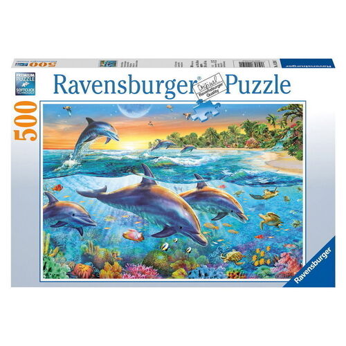 Ravensburger Dolphin Cove 500pc Puzzle RB14210