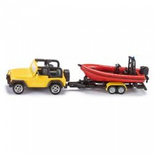 Siku Jeep With Boat 1:55 scale diecast SI1658