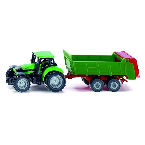 Siku Tractor With Universal Manure Spreader SI1673