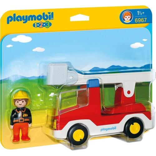 Playmobil 1.2.3  Ladder Unit Fire Truck 6967