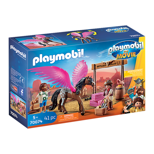 Playmobil The Movie Marla & Del with Pegasus 70074