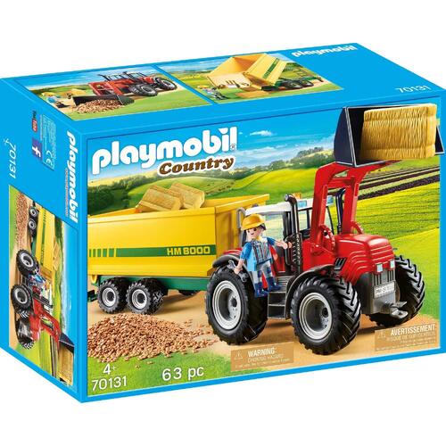 Playmobil Country Tractor with Feed Trailer 70131