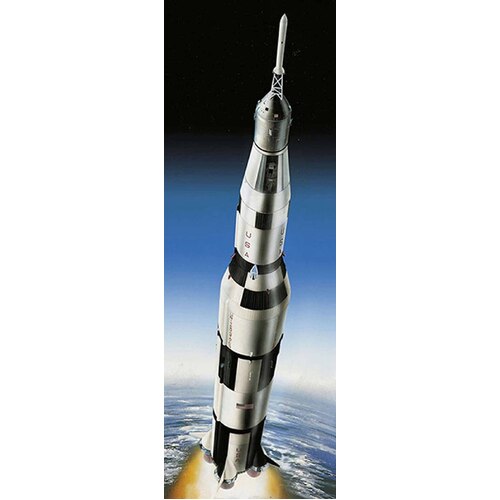Revell Apollo 11 Saturn V Rocket 1:96 Scale Plastic Model kit inc paint glue 03704