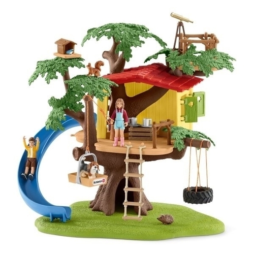 Schleich Farm World Adventure Tree House Toy Figure Playset SC42408