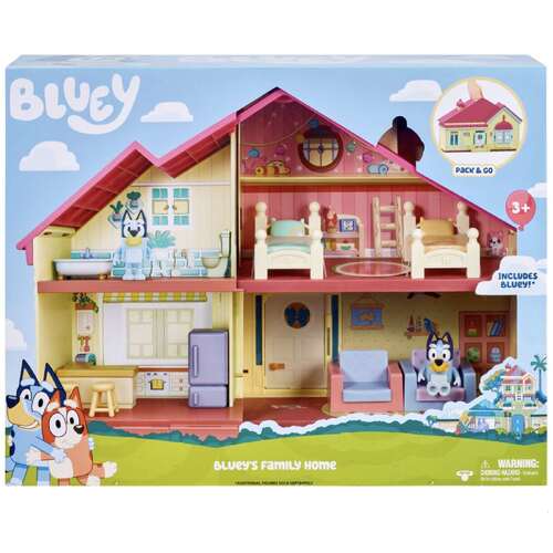 Bluey Pack & Go Family Home (incl Bluey) 13024