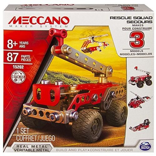 Meccano 3-in-1 Rescue Squad Model Set 15202 SM6026714