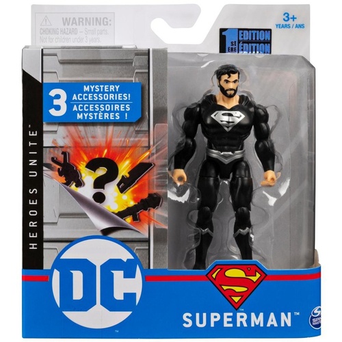 DC Comics Superman - Black suit - 4" Figure SM6055415 **
