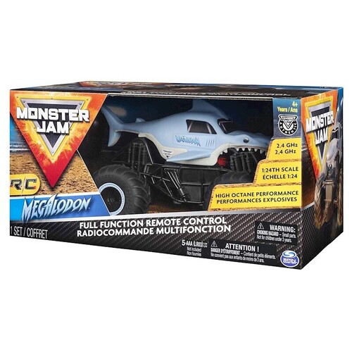 Monster Jam - Megalodon - Remote Control R/C 1:24 Scale Truck SM6047112