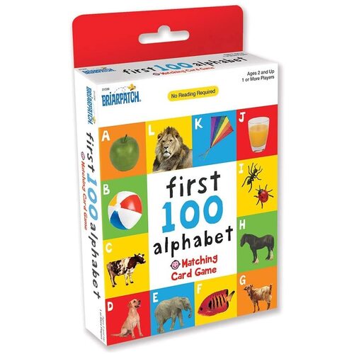 First 100 Alphabet Matching Card Game 01335A
