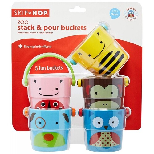 Skip Hop Zoo Bath Stack & Pour Buckets SH2353