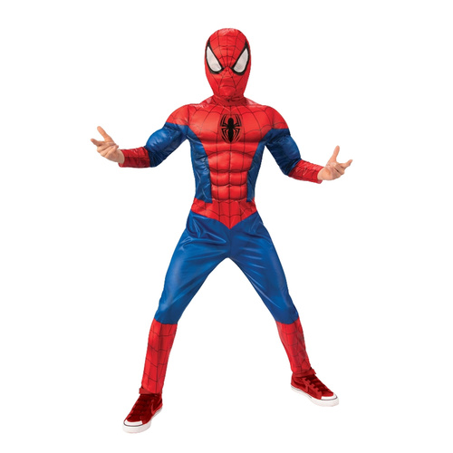 Marvel Spider-Man Deluxe Kids Costume Dress Up [Size: 6-8yrs] 3161