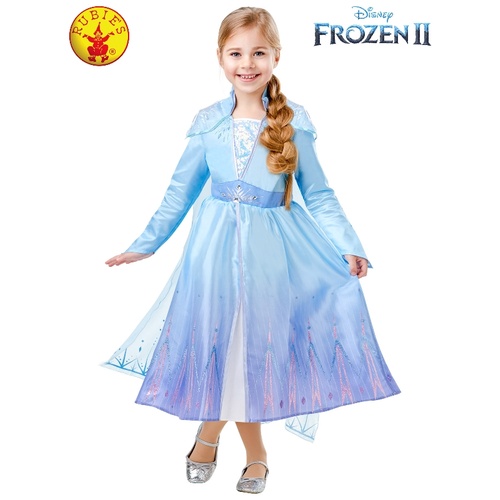 Disney Frozen 2 Deluxe Elsa Character Costume Dress Up 9141 [Size: 3-5yrs]