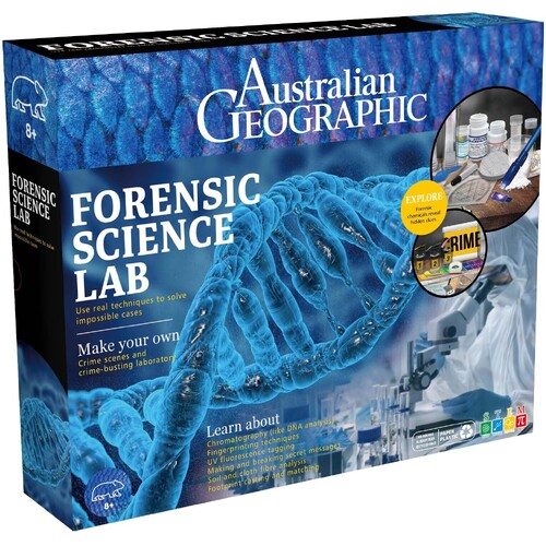 Australian Geographic Forensic Science Lab Kit 103XL-AG