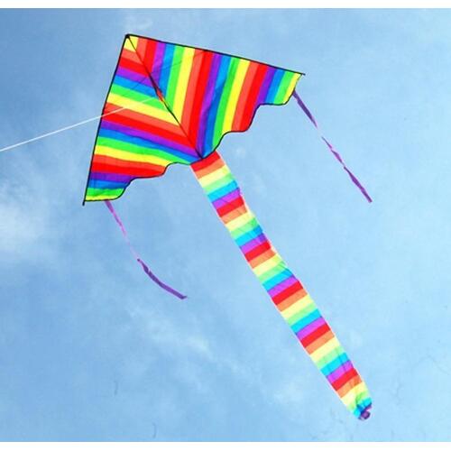 Windspeed Rainbow Delta Single String Kite