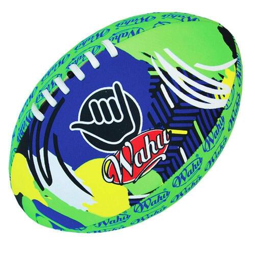 Wahu Beach Footy Ball - Assorted Colours neoprene Rugby League AFL beach game 601042