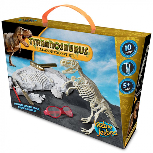 heebie jeebies Tyrannosaurus Palaeontology Kit New Packaging 1850