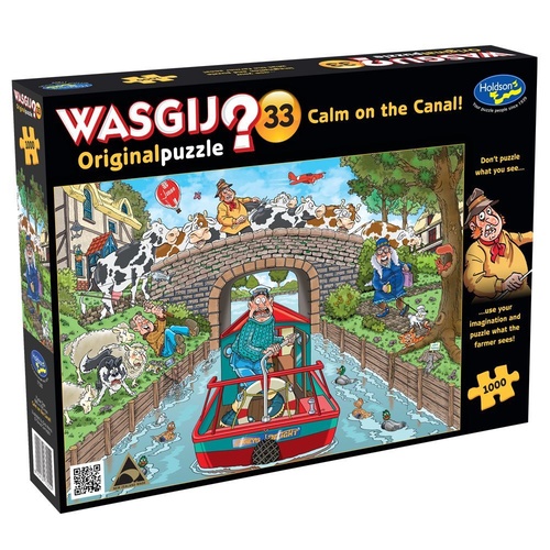 WASGIJ? 33 Original Calm On The Canal 1000pc Puzzle HOL772551