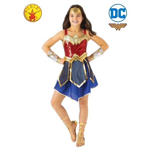 DC Comics Wonder Woman Deluxe Costume Dress Up [Size: 6-8yrs] 7124